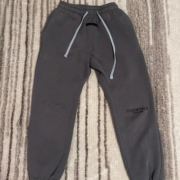Essentials Kids Gray Jogger Pants - Picture 1 of 3